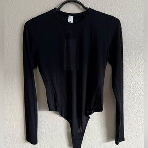 Lululemon black sheer bodysuit